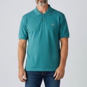 Lacoste Devanlay Polo Shirt Men Size 7 XXL Teal Green 5191L